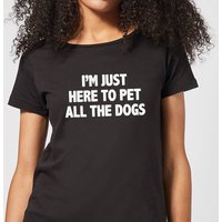 I'm Just Here To Pet The Dogs Women's T-Shirt - Black - 3XL
I'm Just Here To Pet The Dogs Women's T-Shirt - Black - 3XL