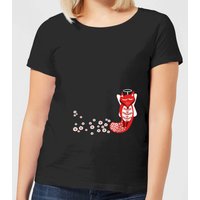 Flower Fox Women's T-Shirt - Black - 3XL
Flower Fox Women's T-Shirt - Black - 3XL