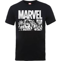 Marvel Comics Action Tiles Men's Black T-Shirt - XS
Marvel Comics Action Tiles Men's Black T-Shirt - XS