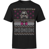 The Dude Abides Merry Dudemas Man Men's Christmas T-Shirt - Black - M
The Dude Abides Merry Dudemas Man Men's Christmas T-Shirt - Black - M
