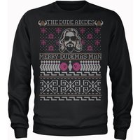 The Dude Abides Merry Dudemas Man Men's Christmas Sweater - Black - XXL
The Dude Abides Merry Dudemas Man Men's Christmas Sweater - Black - XXL