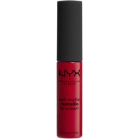 Матовая жидкая помада-крем с металлическим финишем NYX Professional Makeup Soft Matte Metallic Lip Cream (различные оттенки) - Monte Carlo 
Матовая жидкая помада-крем с металлическим финишем NYX Professional Makeup Soft Matte Metallic Lip Cream (различные оттенки) - Monte Carlo