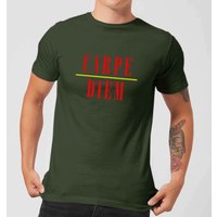 Carpe Diem T-Shirt - Forest Green - XS
Carpe Diem T-Shirt - Forest Green - XS