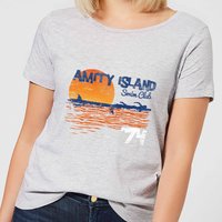 Jaws Amity Swim Club Women's T-Shirt - Grey - L, Gray
Jaws Amity Swim Club Women's T-Shirt - Grey - L, Gray