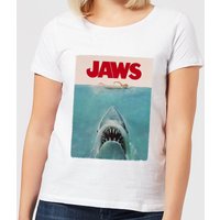Jaws Classic Poster Women's T-Shirt - White - S
Jaws Classic Poster Women's T-Shirt - White - S
