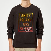 Jaws Amity Population Sweatshirt - Black - XXL
Jaws Amity Population Sweatshirt - Black - XXL