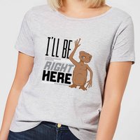 ET I'll Be Right Here Women's T-Shirt - Grey - S, Gray
ET I'll Be Right Here Women's T-Shirt - Grey - S, Gray