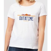 Back To The Future Outatime Plate Women's T-Shirt - White - XXL
Back To The Future Outatime Plate Women's T-Shirt - White - XXL