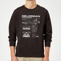 Back To The Future DeLorean Schematic Sweatshirt - Black - XXL
Back To The Future DeLorean Schematic Sweatshirt - Black - XXL