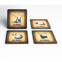 The Big Lebowski Vintage Coaster Set 
The Big Lebowski Vintage Coaster Set