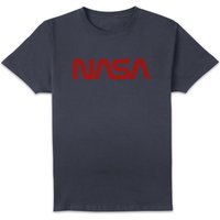 NASA Worm Red Logotype T-Shirt - Navy - M, Blue
NASA Worm Red Logotype T-Shirt - Navy - M, Blue
