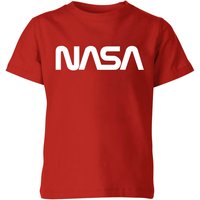 NASA Worm White Logotype Kids' T-Shirt - Red - 5-6 Years
NASA Worm White Logotype Kids' T-Shirt - Red - 5-6 Years