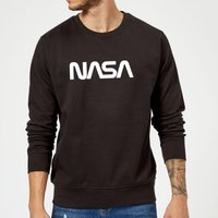 NASA Worm White Logotype Sweatshirt - Black - S
NASA Worm White Logotype Sweatshirt - Black - S