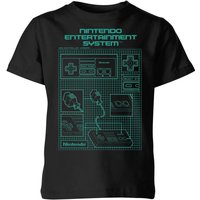 Nintendo NES Controller Blueprint Kids' T-Shirt - Black - 11-12 Years - Black
Nintendo NES Controller Blueprint Kids' T-Shirt - Black - 11-12 Years - Black