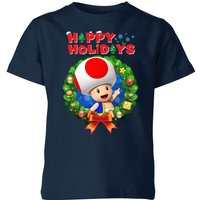 Nintendo Super Mario Toad Happy Holidays Kids' Christmas T-Shirt - Navy - 11-12 Years, Blue
Nintendo Super Mario Toad Happy Holidays Kids' Christmas T-Shirt - Navy - 11-12 Years, Blue