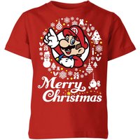 Nintendo Super Mario Merry Christmas White Wreath Kids' T-Shirt - Red - 9-10 Years
Nintendo Super Mario Merry Christmas White Wreath Kids' T-Shirt - Red - 9-10 Years