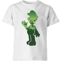 Nintendo Super Mario Luigi Silhouette Kids' T-Shirt - White - 11-12 Years
Nintendo Super Mario Luigi Silhouette Kids' T-Shirt - White - 11-12 Years