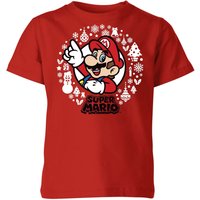 Nintendo Super Mario White Wreath Kids' Christmas T-Shirt - Red - 11-12 Years - Red
Nintendo Super Mario White Wreath Kids' Christmas T-Shirt - Red - 11-12 Years - Red