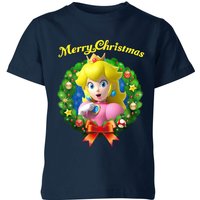 Nintendo Super Mario Peach Merry Christmas Kids' T-Shirt - Navy - 11-12 Years, Blue
Nintendo Super Mario Peach Merry Christmas Kids' T-Shirt - Navy - 11-12 Years, Blue