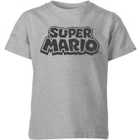 Nintendo Super Mario Distressed Logo Kids' T-Shirt - Grey - 5-6 Years
Nintendo Super Mario Distressed Logo Kids' T-Shirt - Grey - 5-6 Years