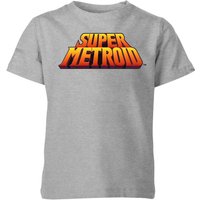Nintendo Super Metroid Retro Logo Colour Kids' T-Shirt - Grey - 11-12 Years - Grey
Nintendo Super Metroid Retro Logo Colour Kids' T-Shirt - Grey - 11-12 Years - Grey