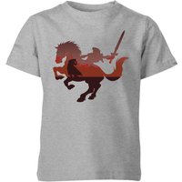Nintendo The Legend Of Zelda Horse Silhouette Kids' T-Shirt - Grey - 5-6 Years
Nintendo The Legend Of Zelda Horse Silhouette Kids' T-Shirt - Grey - 5-6 Years