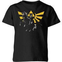 Nintendo The Legend Of Zelda Hyrule Link Kids' T-Shirt - Black - 3-4 Years 
Nintendo The Legend Of Zelda Hyrule Link Kids' T-Shirt - Black - 3-4 Years