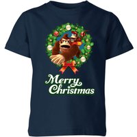 Nintendo Donkey Kong Wreath Merry Christmas Kids' T-Shirt - Navy - 11-12 Years - Navy
Nintendo Donkey Kong Wreath Merry Christmas Kids' T-Shirt - Navy - 11-12 Years - Navy