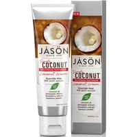 Отбеливающая зубная паста «Кокос» JASON Whitening Coconut Cream Toothpaste 119 г
Отбеливающая зубная паста «Кокос» JASON Whitening Coconut Cream Toothpaste 119 г