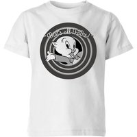 Looney Tunes That's All Folks Porky Pig Kids' T-Shirt - White - 3-4 Years
Looney Tunes That's All Folks Porky Pig Kids' T-Shirt - White - 3-4 Years