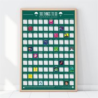 100 Things To Do Bucket List Poster
100 Things To Do Bucket List Poster