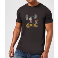 The Flintstones Distressed Bam Bam Gains Men's T-Shirt - Black - XS - Black
The Flintstones Distressed Bam Bam Gains Men's T-Shirt - Black - XS - Black