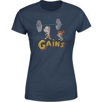 The Flintstones Distressed Bam Bam Gains Women's T-Shirt - Navy - S, Blue
The Flintstones Distressed Bam Bam Gains Women's T-Shirt - Navy - S, Blue