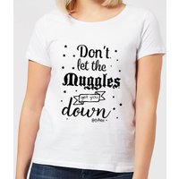 Harry Potter Don't Let The Muggles Get You Down Women's T-Shirt - White - S
Harry Potter Don't Let The Muggles Get You Down Women's T-Shirt - White - S
