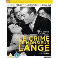 Le Crime De Monsieur Lange
Le Crime De Monsieur Lange