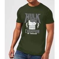 Marvel Thor Ragnarok Hulk Champion Men's T-Shirt - Forest Green - XS
Marvel Thor Ragnarok Hulk Champion Men's T-Shirt - Forest Green - XS