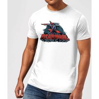 Marvel Deadpool Sword Logo Men's T-Shirt - White - XS
Marvel Deadpool Sword Logo Men's T-Shirt - White - XS