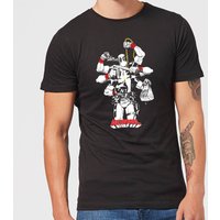 Marvel Deadpool Multitasking Men's T-Shirt - Black - XS 
Marvel Deadpool Multitasking Men's T-Shirt - Black - XS