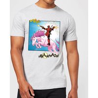 Marvel Deadpool Unicorn Battle Men's T-Shirt - Grey - XS
Marvel Deadpool Unicorn Battle Men's T-Shirt - Grey - XS
