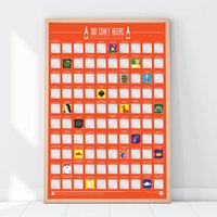 100 Craft Beer Bucket List Poster
100 Craft Beer Bucket List Poster