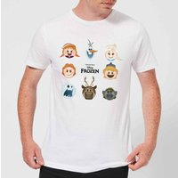Disney Frozen Emoji Heads Men's T-Shirt - White - XS - White 
Disney Frozen Emoji Heads Men's T-Shirt - White - XS - White