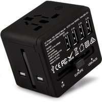 Veho Universal Dual USB 5V 3.2 World Travel Plug (150 Countries), Black
Veho Universal Dual USB 5V 3.2 World Travel Plug (150 Countries), Black