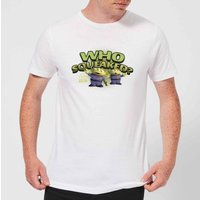 Toy Story Who Squeaked Men's T-Shirt - White - XS - White
Toy Story Who Squeaked Men's T-Shirt - White - XS - White