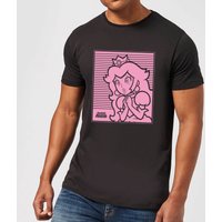 Nintendo Super Mario Princess Peach Retro Line Art Men's T-Shirt - Black - XS
Nintendo Super Mario Princess Peach Retro Line Art Men's T-Shirt - Black - XS