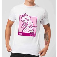 Nintendo Super Mario Peach Kanji Line Art Men's T-Shirt - White - XS
Nintendo Super Mario Peach Kanji Line Art Men's T-Shirt - White - XS