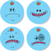Rick and Morty Mr Meeseeks Face Coaster Set
Rick and Morty Mr Meeseeks Face Coaster Set