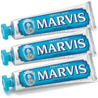 Набор Зубная паста «Морская мята» Marvis Aquatic Mint Toothpaste Bundle (3 х 85 мл)
Набор Зубная паста «Морская мята» Marvis Aquatic Mint Toothpaste Bundle (3 х 85 мл)