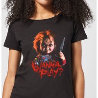 Chucky Wanna Play Women's T-Shirt - Black - XXL
Chucky Wanna Play Women's T-Shirt - Black - XXL