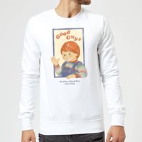 Chucky Good Guys Retro Sweatshirt - White - XXL
Chucky Good Guys Retro Sweatshirt - White - XXL
