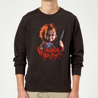 Chucky Wanna Play Christmas Jumper - Black - XXL
Chucky Wanna Play Christmas Jumper - Black - XXL